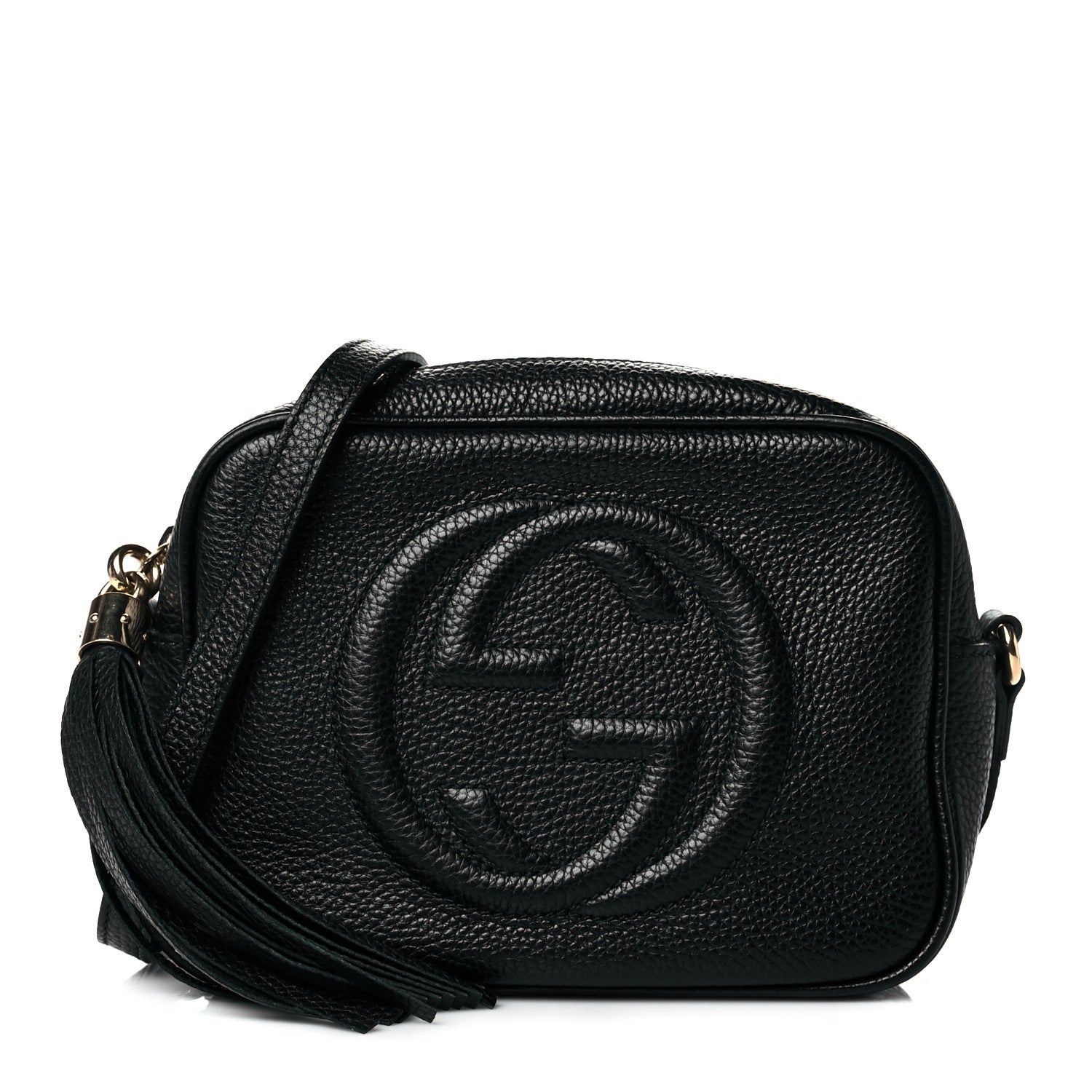 Gucci Pebbled Calfskin Small Soho Disco Bag Black 1 of 12