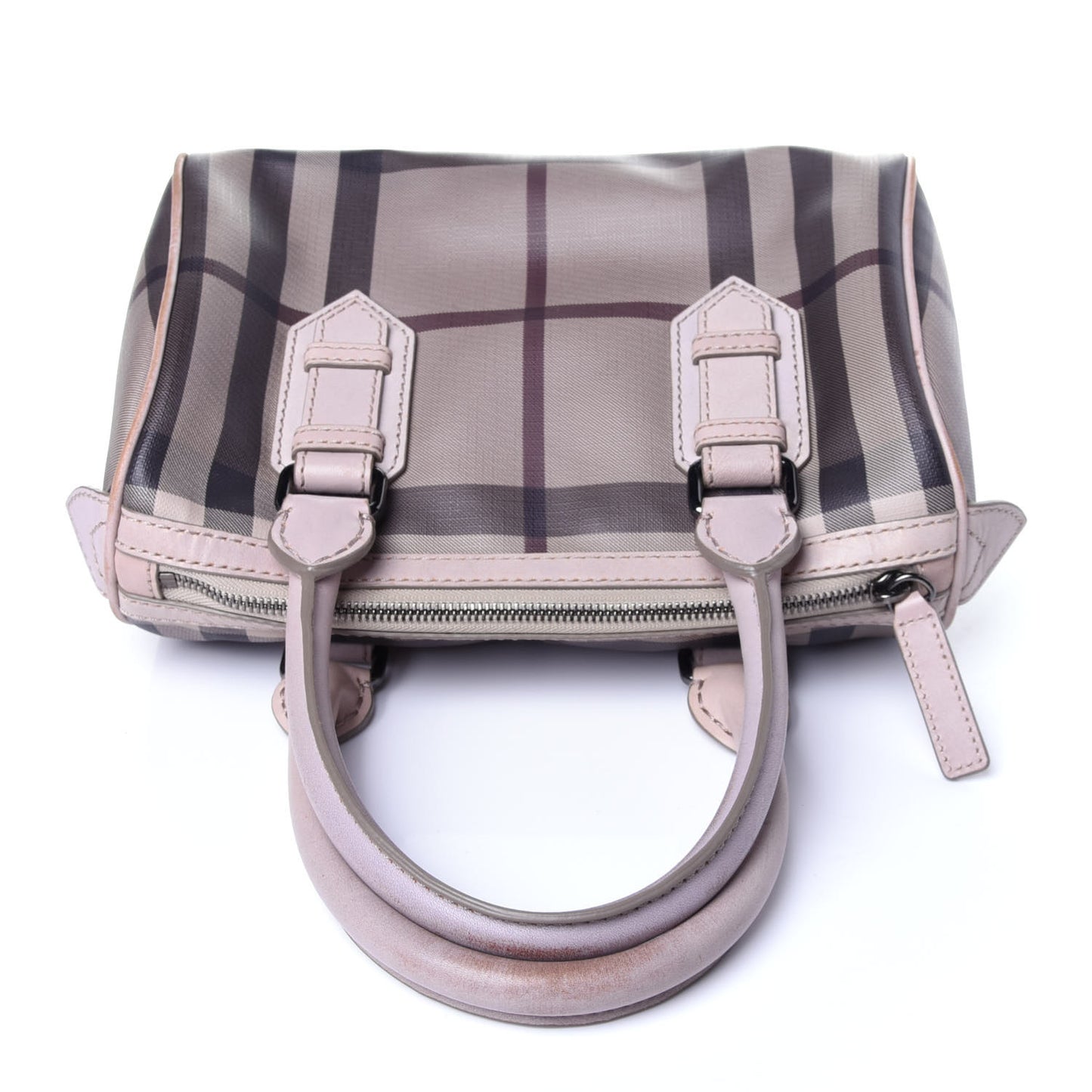 Smoked Check Small Chester Bowling Bag Purple