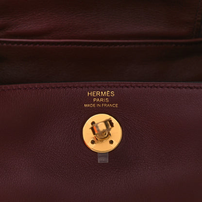 Hermes Swift Mini Lindy 20 Bordeaux 6 of 9
