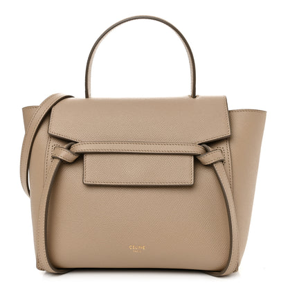 Celine Grained Calfskin Nano Belt Bag Light Taupe 1 of 11