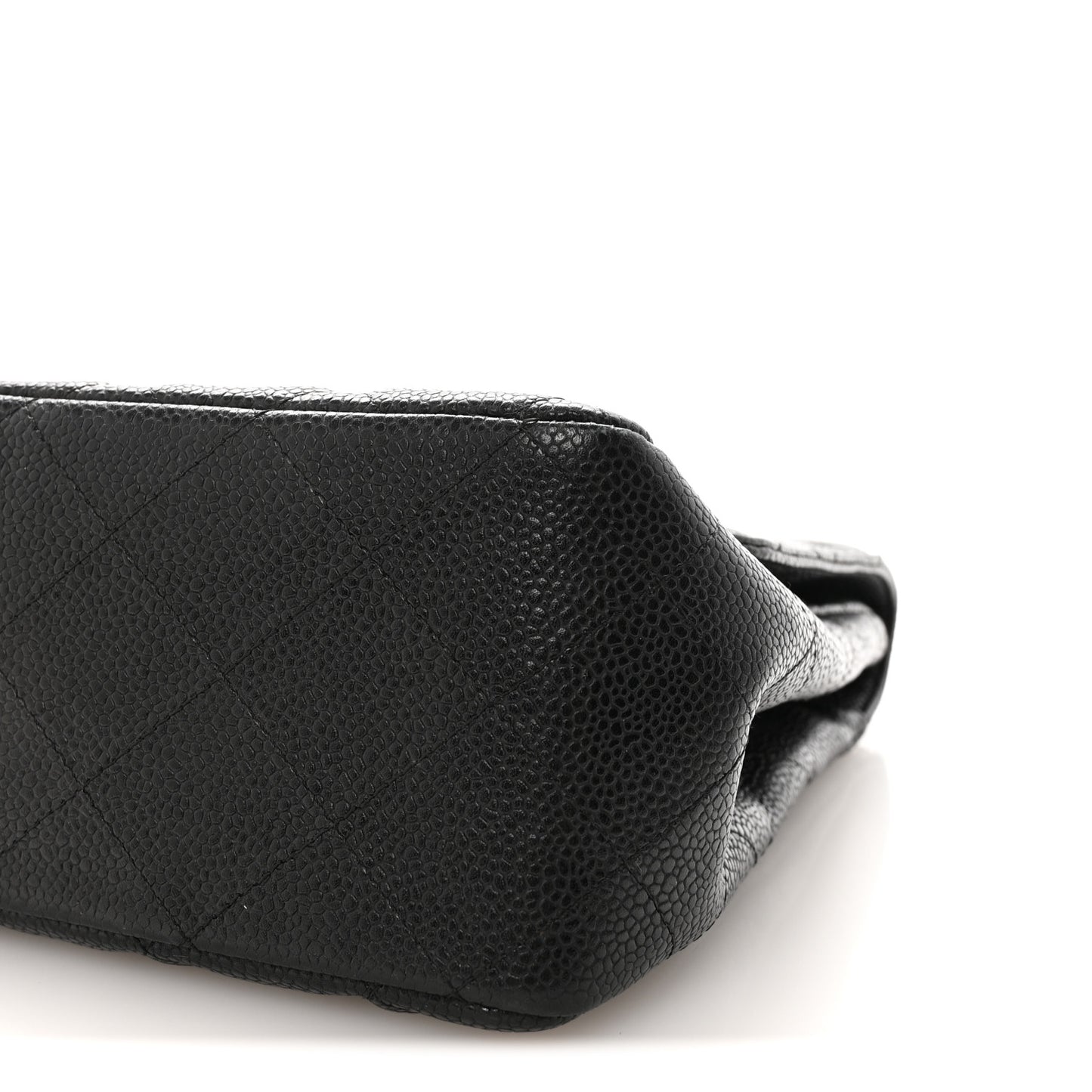 Caviar Quilted Jumbo Single Flap Black