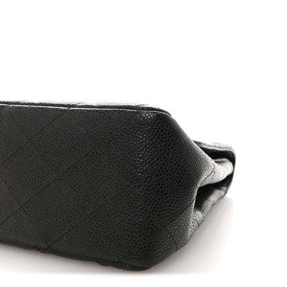 Chanel Caviar Quilted Jumbo Single Flap Black 9 of 9