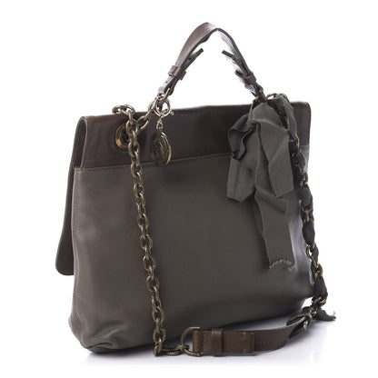 Lanvin Calfskin Medium Happy Shoulder Bag Brown 3 of 11