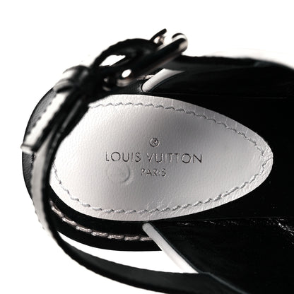 Louis Vuitton Monogram Calfskin Matchmake Flat Thong Sandals 36 Black 7 of 9