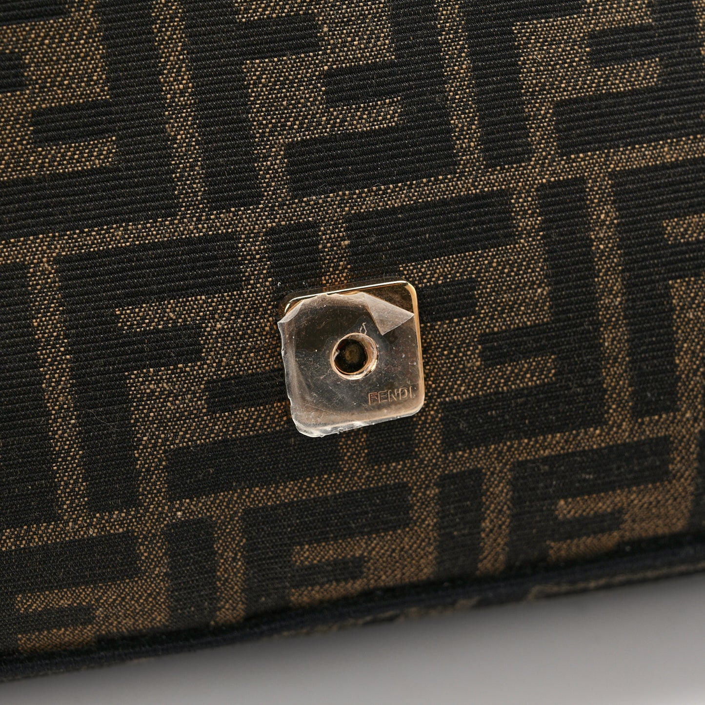 Fabric Jacquard FF 1974 Medium Baguette Tobacco Moro Black