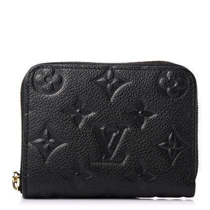 Louis Vuitton Empreinte Zippy Coin Purse Black 1 of 4