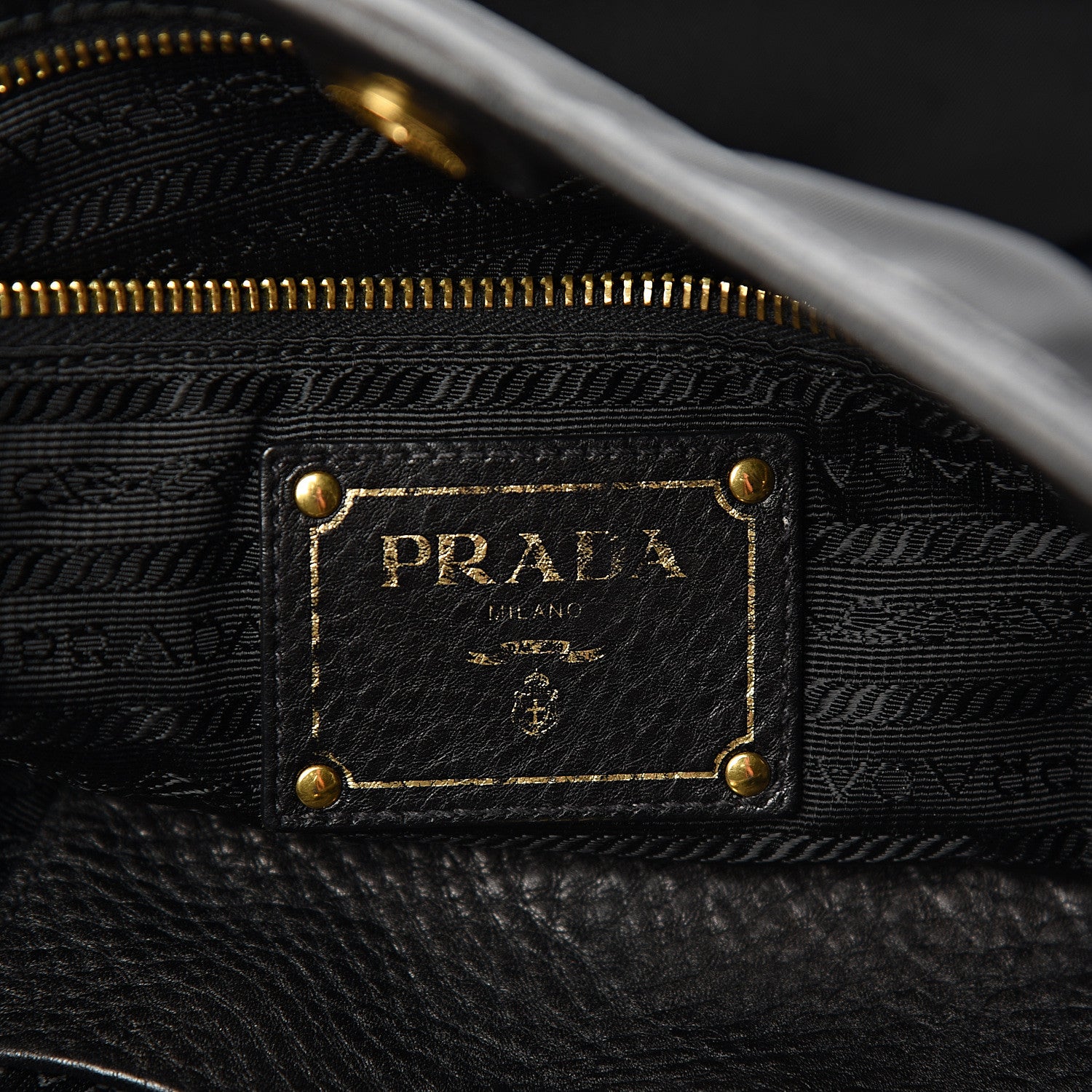 Prada Tessuto Nylon Cervo Shoulder Bag Black 5 of 8