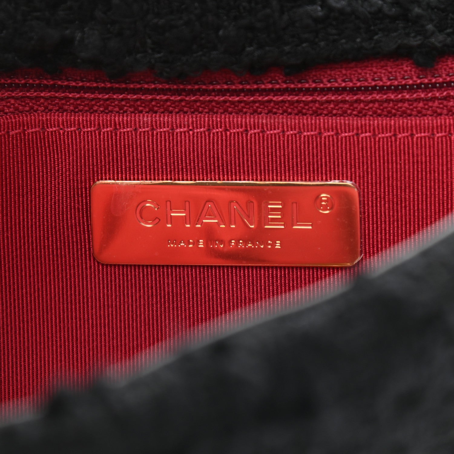 Chanel Tweed Quilted Medium Chanel 19 Flap Black 6 of 9
