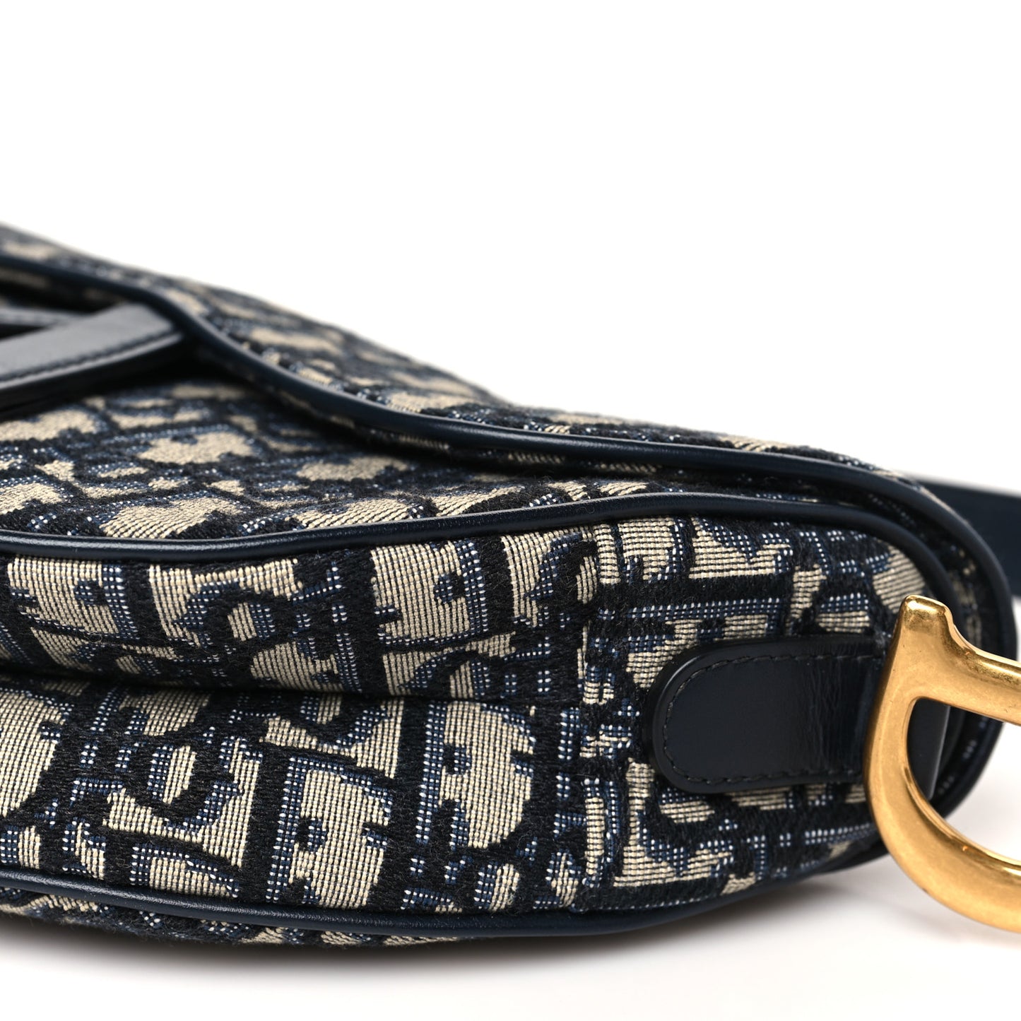 Oblique Saddle Bag Blue