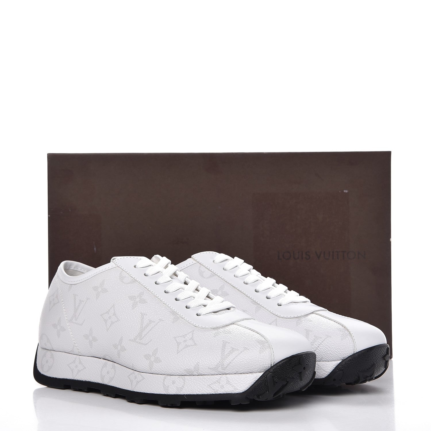 Louis Vuitton Calfskin Monogram Wilderness Sneaker 6 White 9 of 9