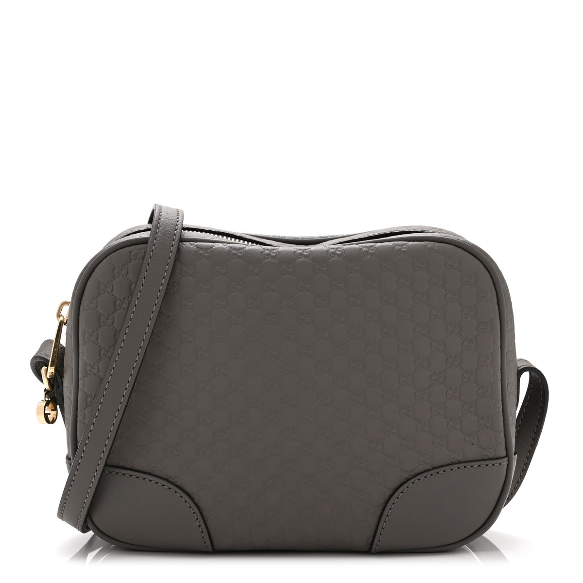 Microguccissima Mini Bree Messenger Bag Grey