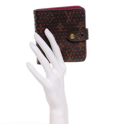 Louis Vuitton Monogram Perforated Compact Zipped Wallet Fuchsia 2 of 8