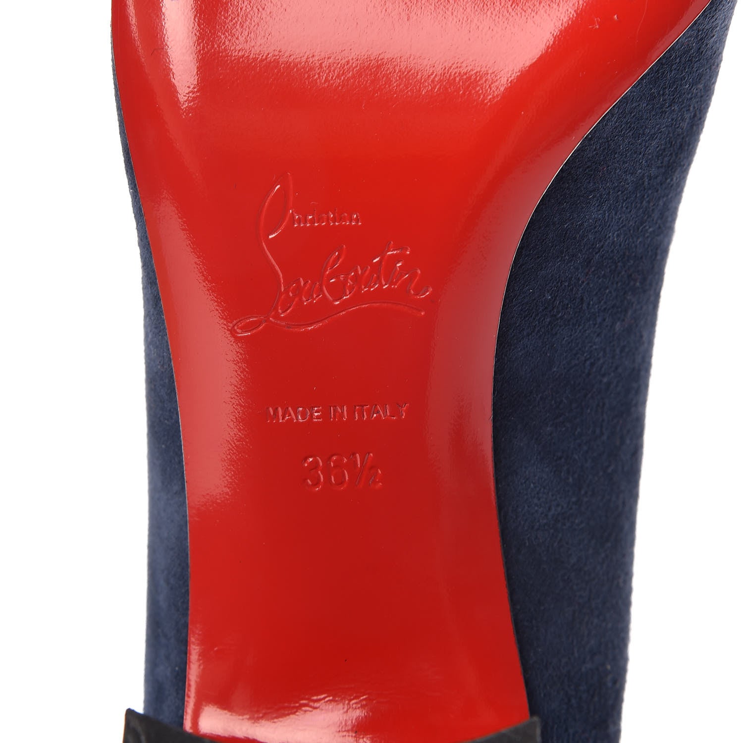 Christian Louboutin Veau Velours Donna Stud 55 Pumps 36.5 Bavarois 7 of 9