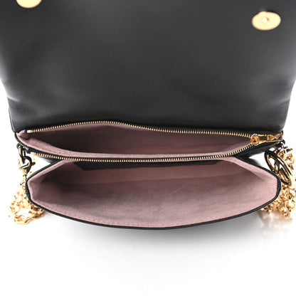Louis Vuitton Lambskin Embossed Monogram Pochette Coussin Black 5 of 9