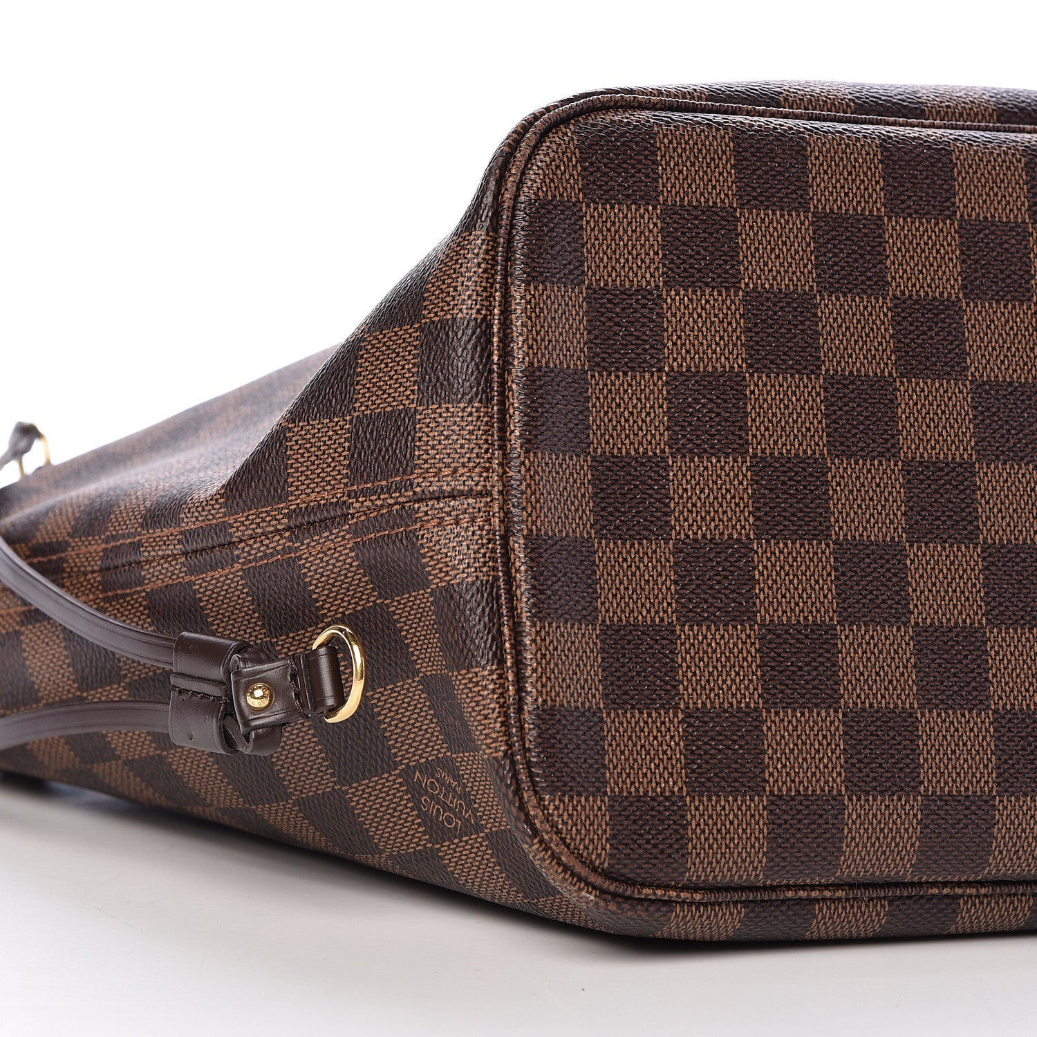 Louis Vuitton Damier Ebene Neo Neverfull MM Rose Ballerine 10 of 11