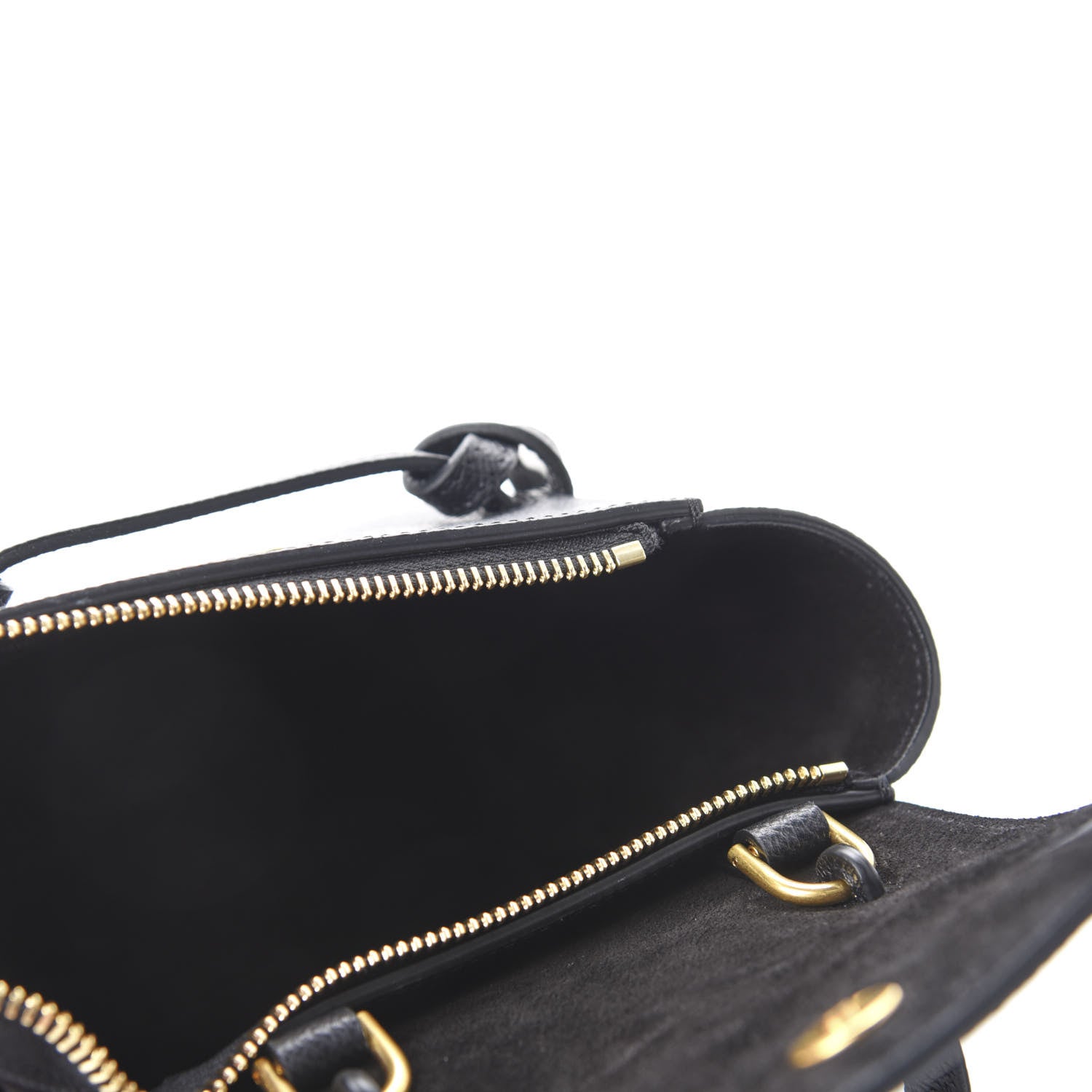 Celine Grained Calfskin Pico Belt Bag Black 5 of 9