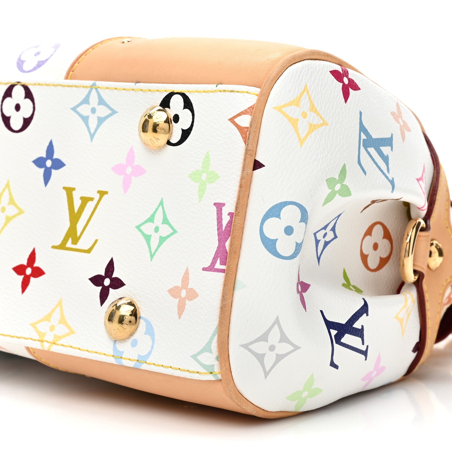 Monogram Multicolor Beverly MM White