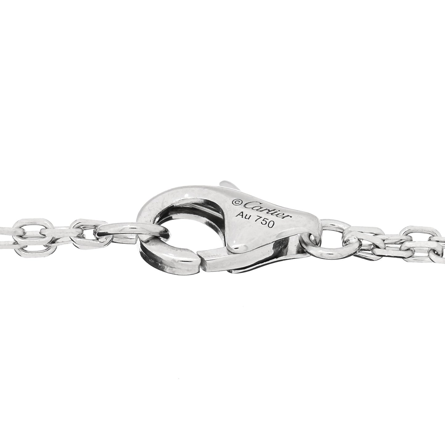 18K White Gold Diamond LOVE Bracelet