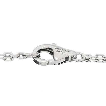 Cartier 18K White Gold Diamond LOVE Bracelet 3 of 4