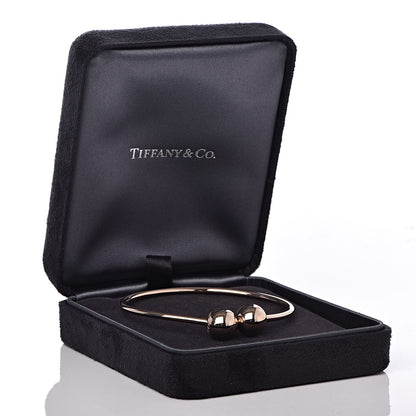 Tiffany 18K Rose Gold 11mm HardWear Ball Wire Bracelet 6 of 6
