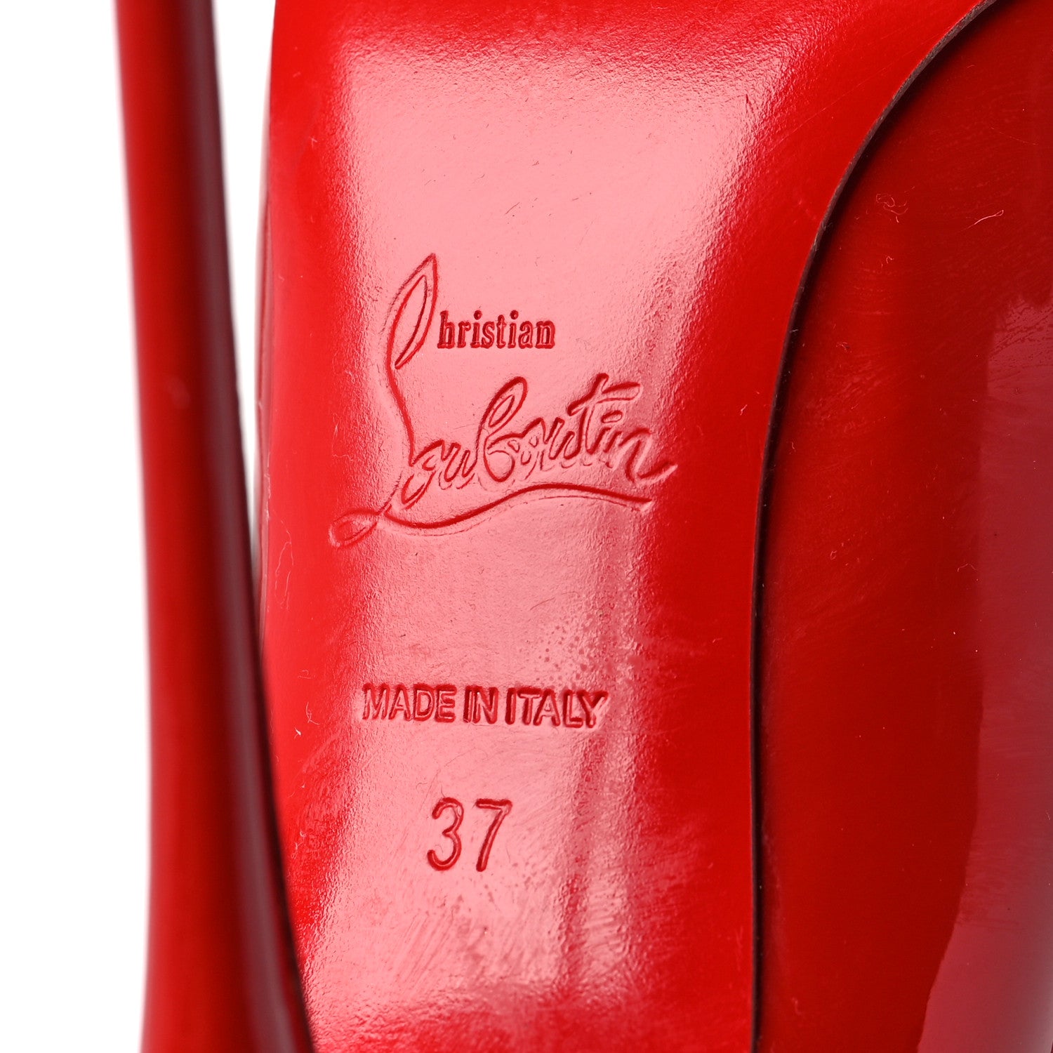 Christian Louboutin Patent So Kate 120 Pumps 37 Red 6 of 8