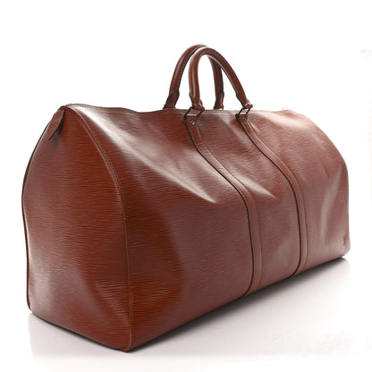 Louis Vuitton Epi Keepall 55 Kenyan Fawn 2 of 9