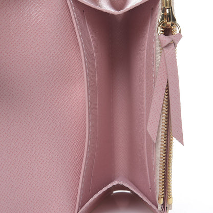 Louis Vuitton Damier Azur Rosalie Coin Purse Rose Ballerine 5 of 8