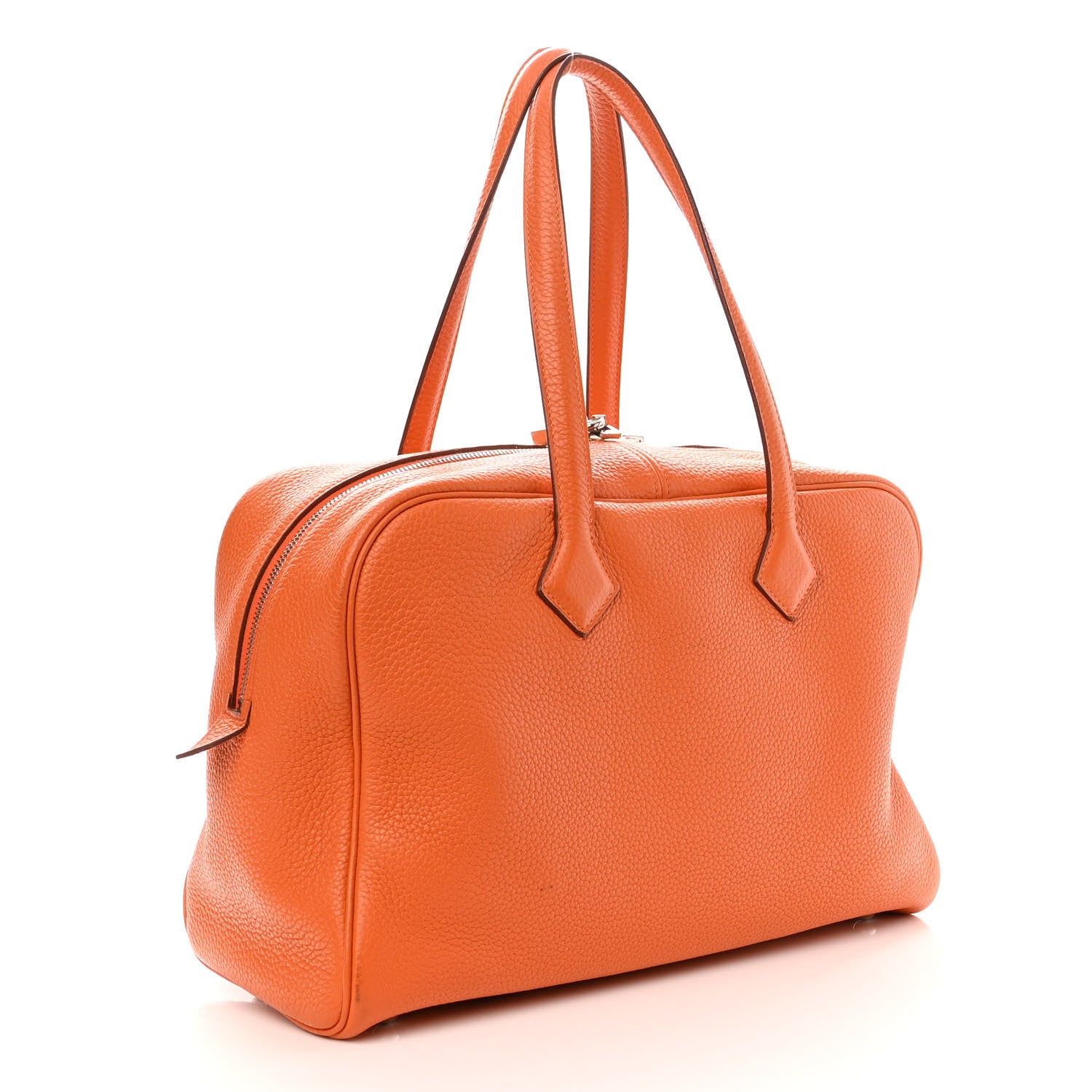 Hermes Taurillon Clemence Victoria II 35 Orange 3 of 13