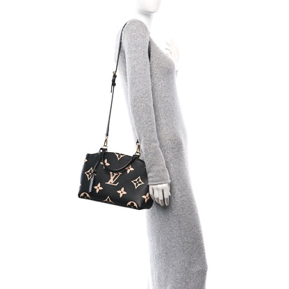 Louis Vuitton Empreinte Monogram Giant Petit Palais Black Beige 2 of 9