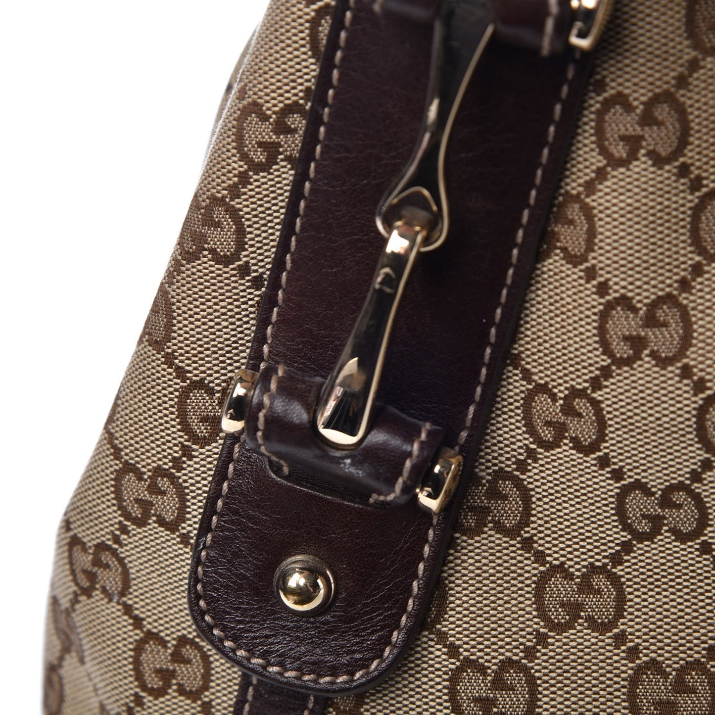 Monogram Small Pelham Shoulder Bag Dark Brown
