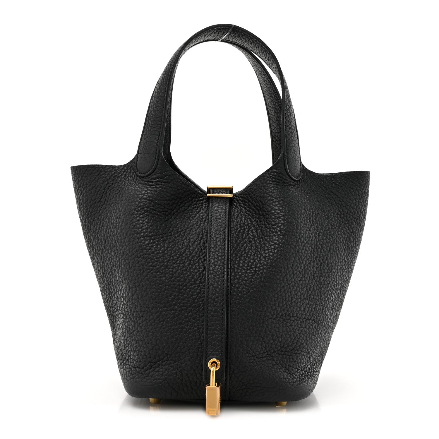 Hermes Taurillon Clemence Picotin Lock 18 PM Black 1 of 12