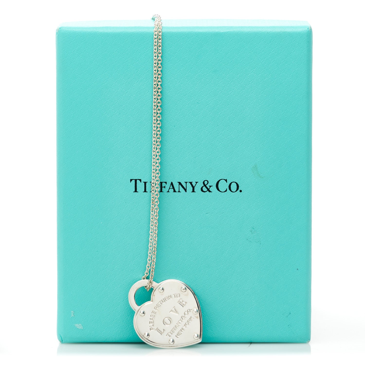 Tiffany Sterling Silver Return To Tiffany Love Pendant Necklace 6 of 6