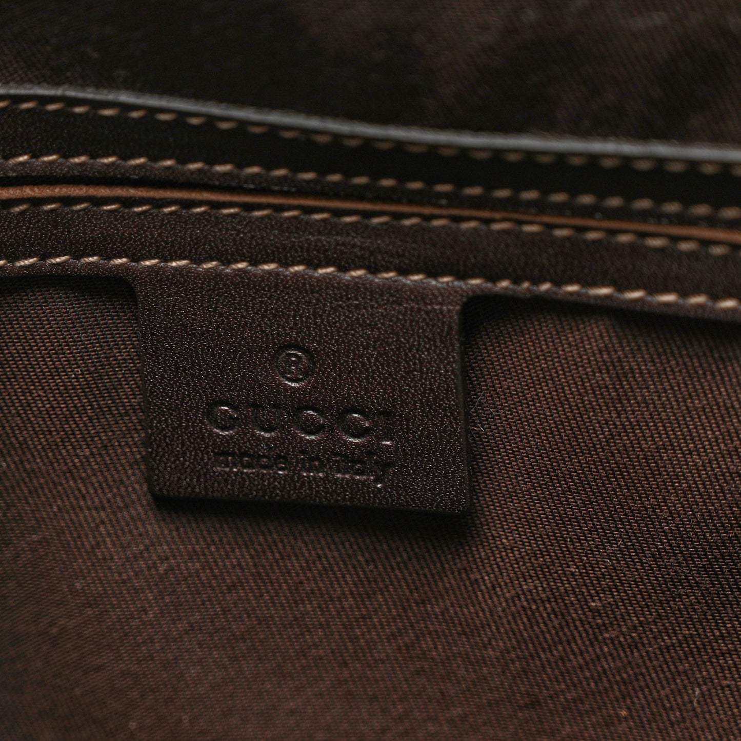 GG Plus Monogram Small Flap Messenger Bag Beige Dark Brown