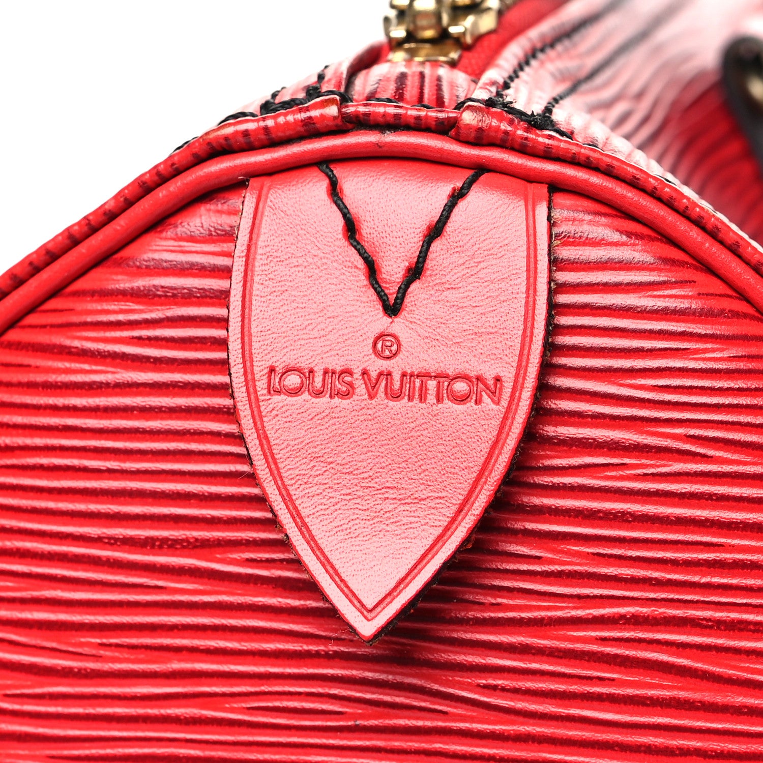 Louis Vuitton Epi Speedy 30 Castillan Red 6 of 10