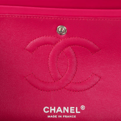 Chanel Patent Quilted Medium Double Flap Fuchsia 9 of 10