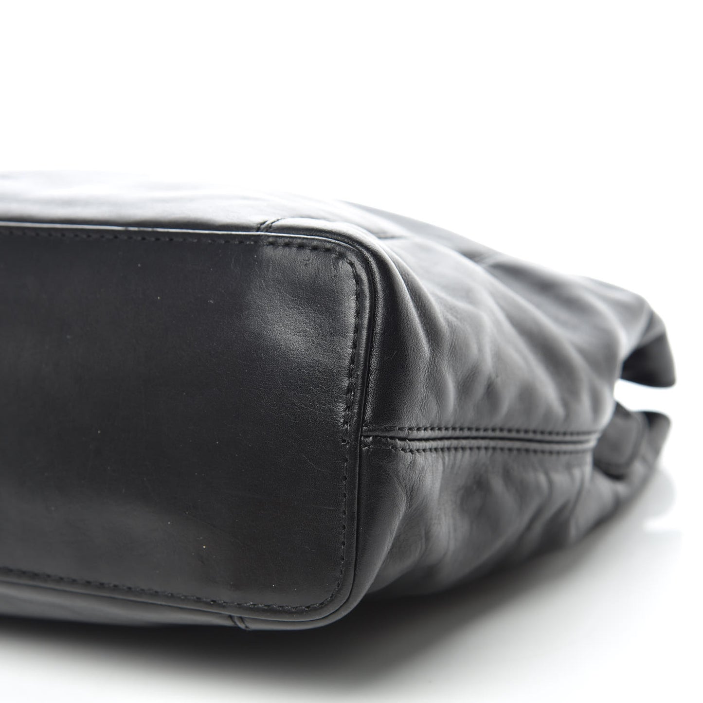 Lambskin Tassel Shoulder Bag Black