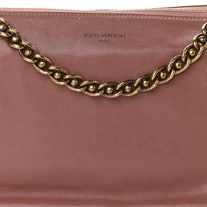 Louis Vuitton Cuir Boudoir Pochette Accessories MM Rose 7 of 16