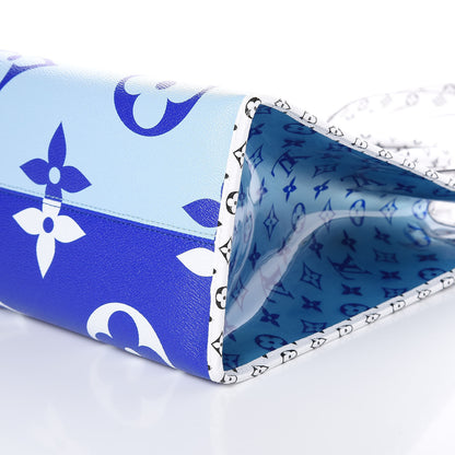 Louis Vuitton Monogram Giant Hawaii Onthego Blue 6 of 9