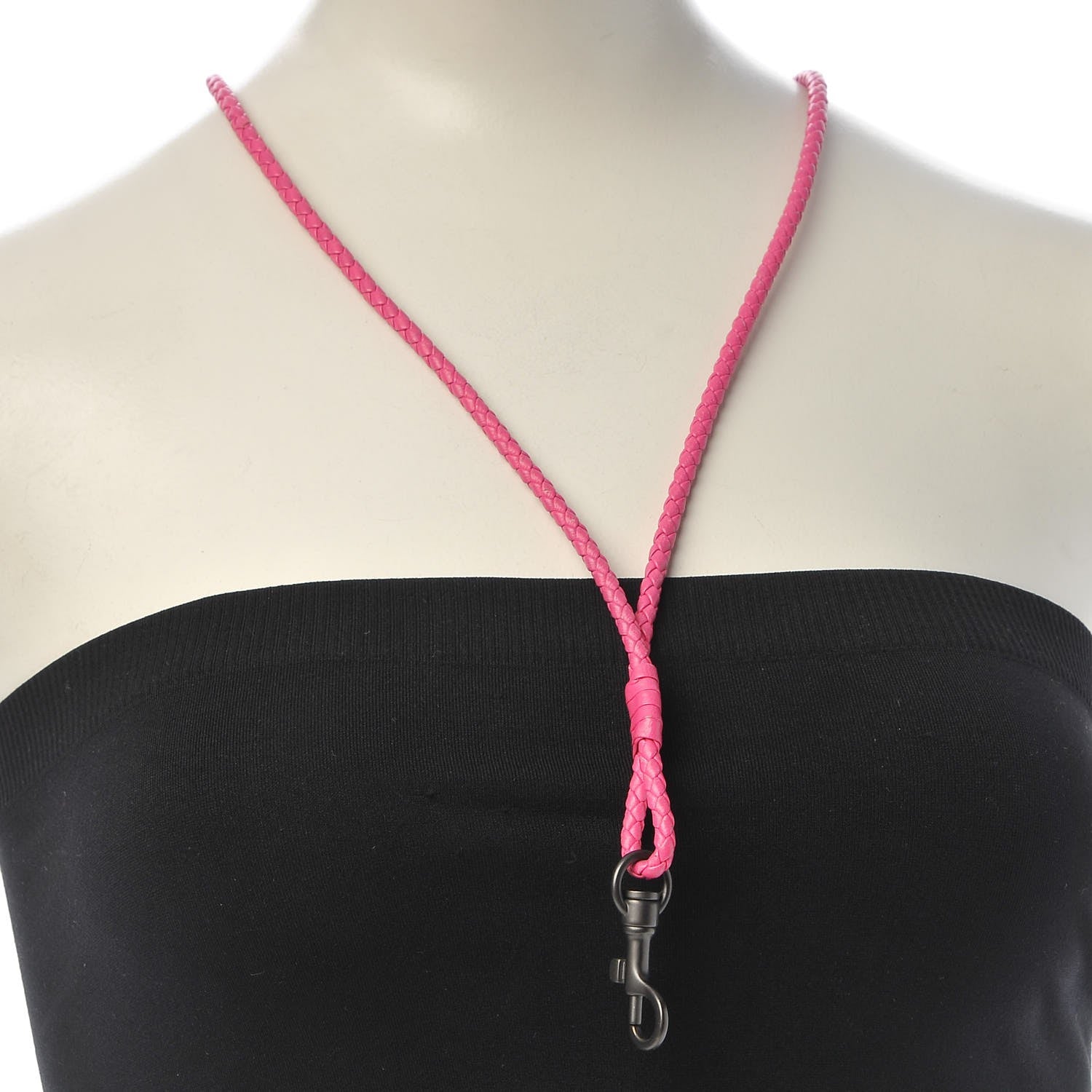 Bottega Veneta Nappa Intrecciato Lanyard Strap Pink 3 of 5