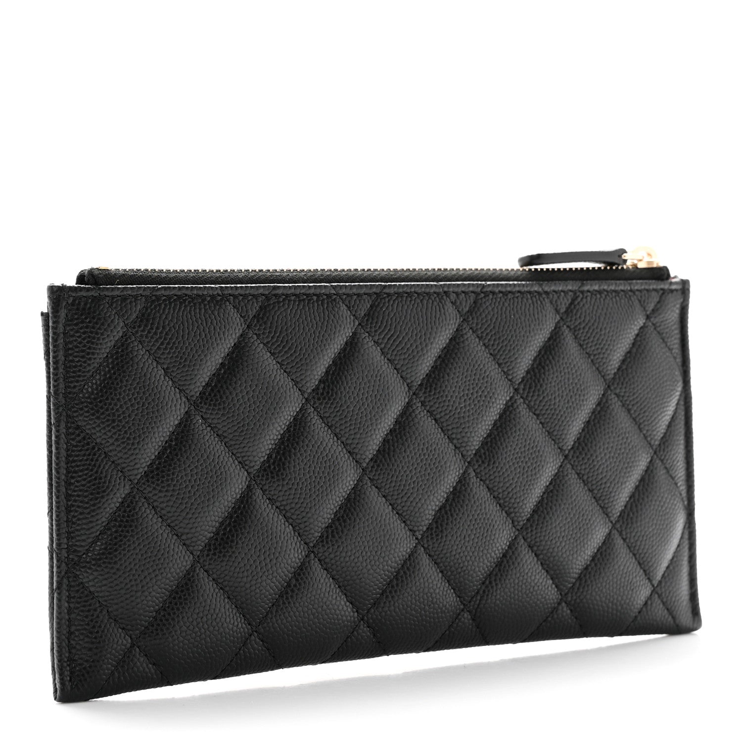 Chanel Caviar Quilted Classic Zip Pouch Black 3 of 10