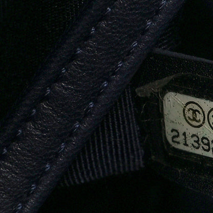 Chanel Lambskin Quilted Large Boy Flap Navy 7 of 10