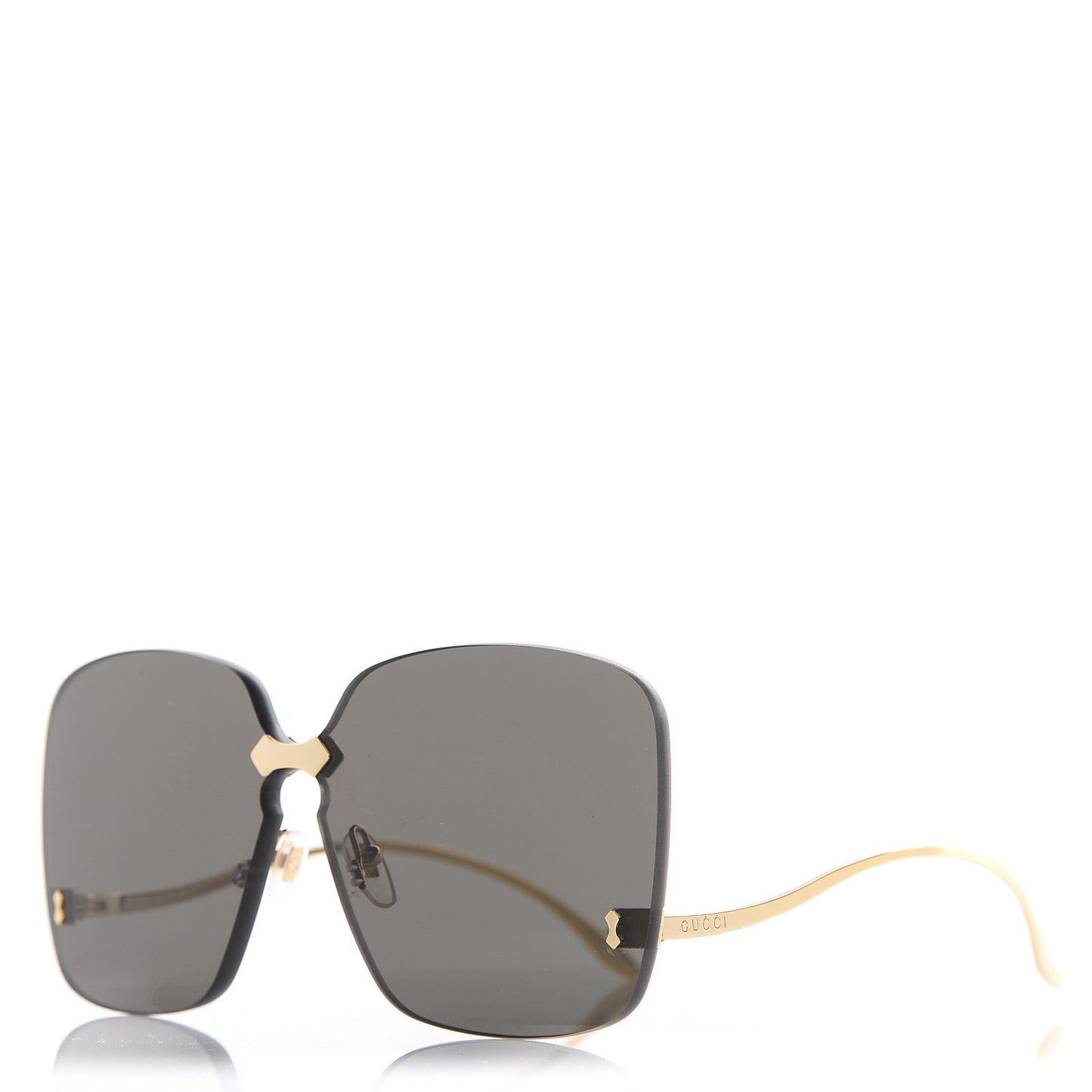 Rimless Sunglasses GG0352S Gold