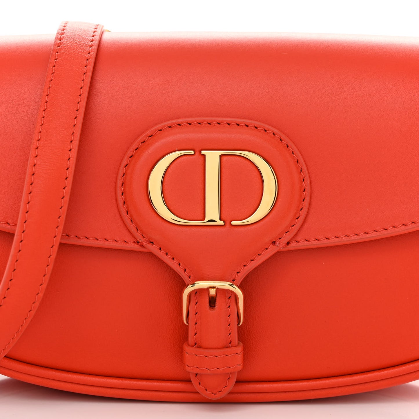 Box Calfskin East West Bobby Bag Orange