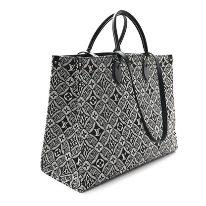 Louis Vuitton Jacquard Since 1854 Onthego GM Grey 3 of 10