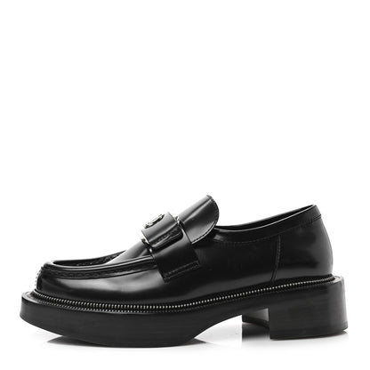 Louis Vuitton Smooth Calfskin LV Academy Loafers 36 Black 1 of 7