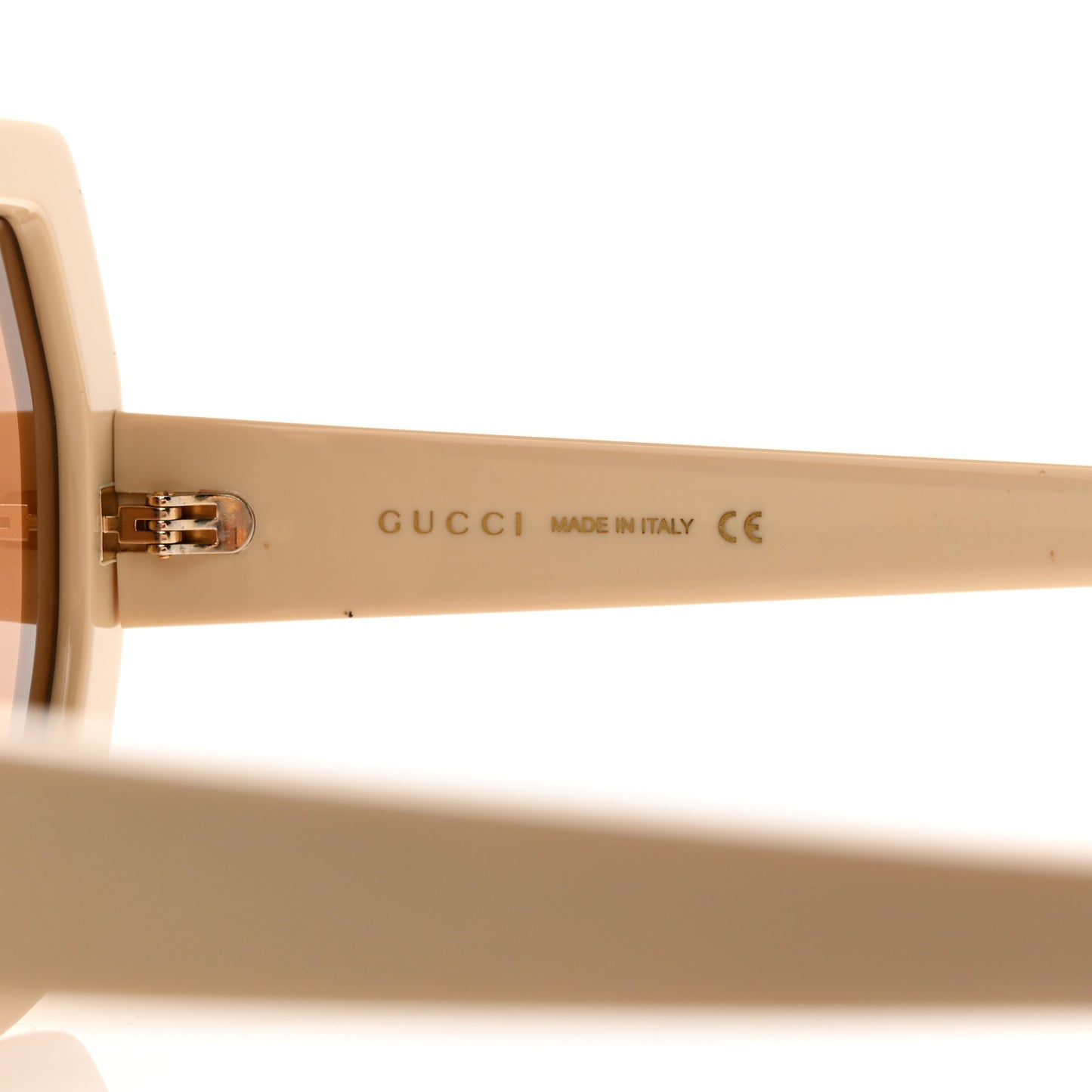Acetate Square Sunglasses GG0772S White