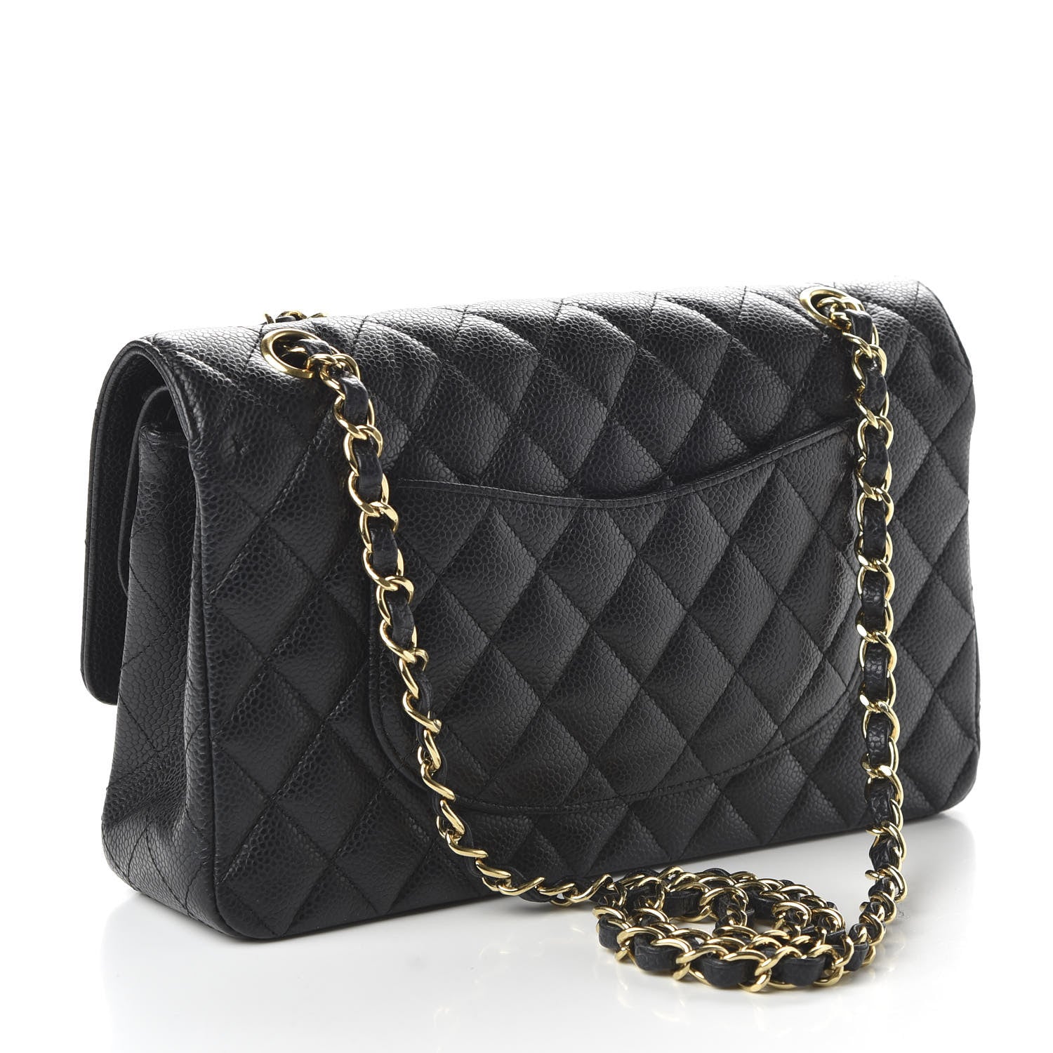 Chanel Caviar Quilted Medium Double Flap Black 3 of 11