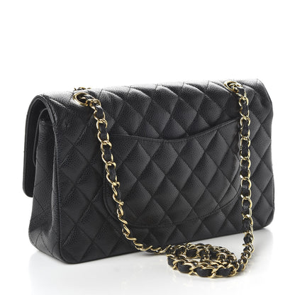 Chanel Caviar Quilted Medium Double Flap Black 3 of 11