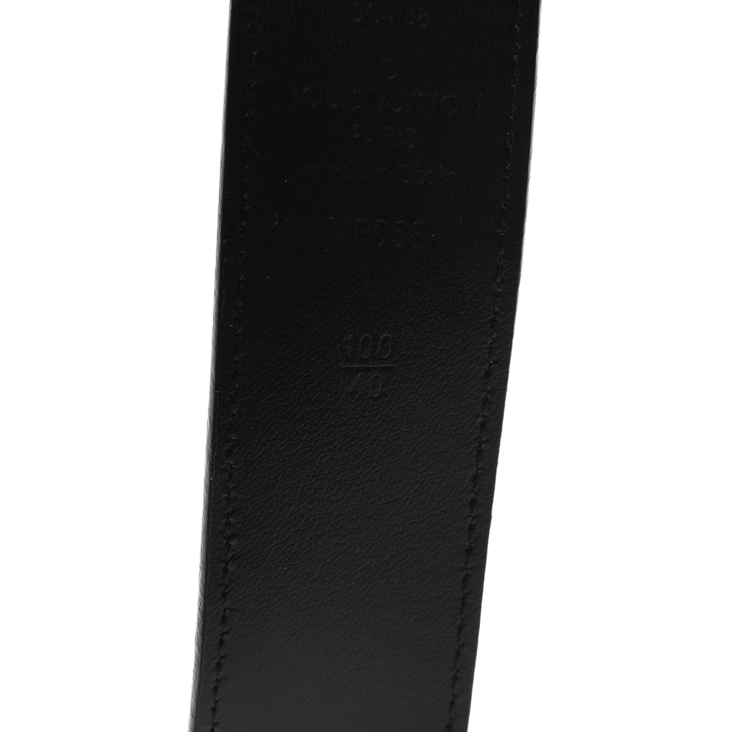 Taurillon Monogram Signature 35 MM Chain Belt 100 40  Black