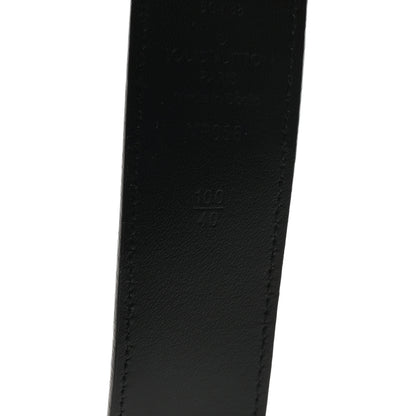 Louis Vuitton Taurillon Monogram Signature 35 MM Chain Belt 100 40  Black 4 of 5